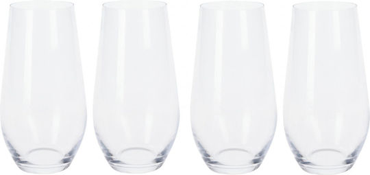 Excellent Houseware Σετ Ποτήρια Νερού από Κρύσταλλο 580ml 4τμχ