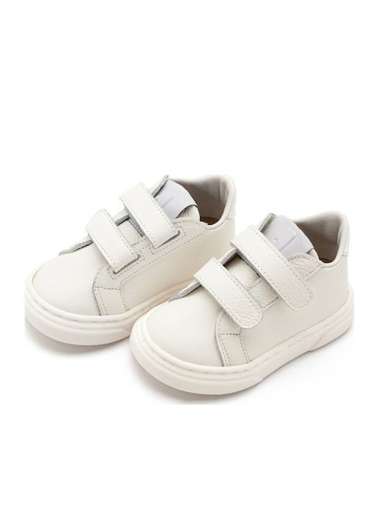 Babywalker White Baptism Leather Sneakers