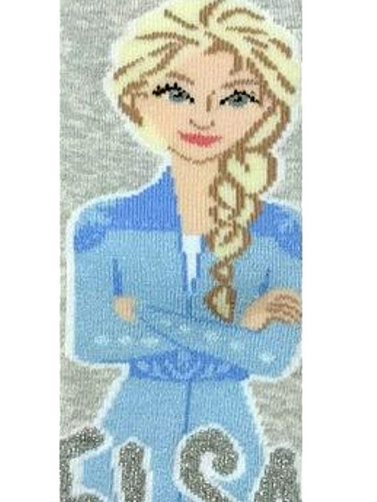 Disney Kids' Socks Non-Slip Frozen Gray