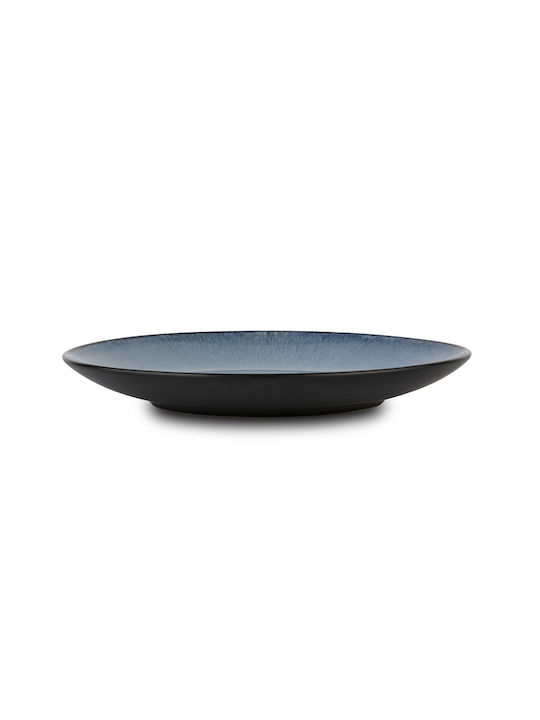 Nava Plate Shallow Ceramic Blue