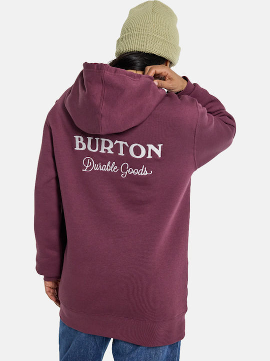 Durable Goods Sweatshirt with Hood Burgundy