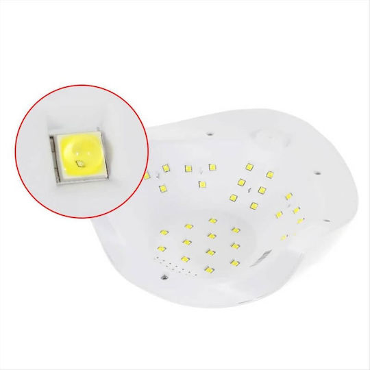 Lampă pentru Uscare a Unghiilor UV / LED 54W Alb
