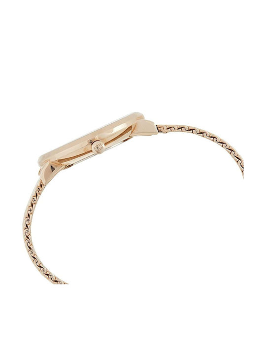 Tommy Hilfiger Brooklyn Men's Watch 40mm Chronograph Battery with Pink Gold Metal Bracelet