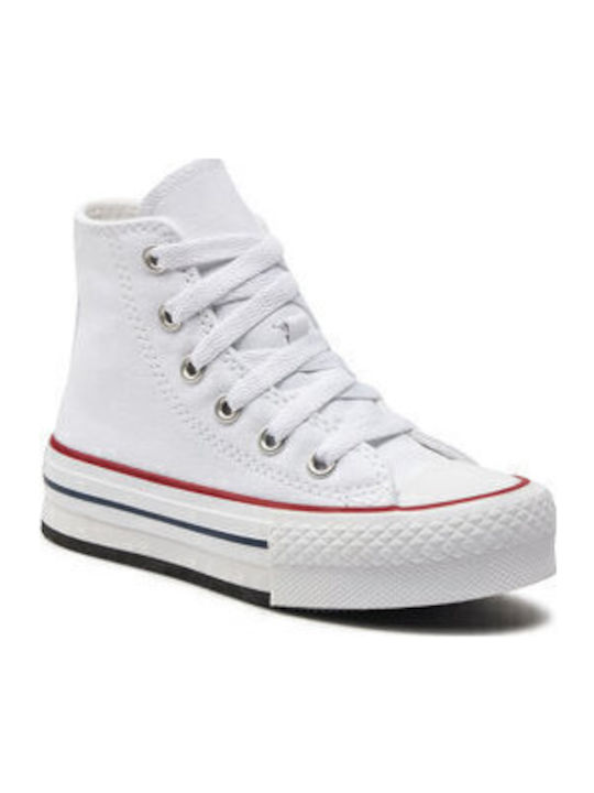 Chuck Taylor Kinder Sneakers Hoch Weiß
