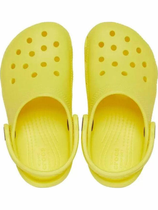 Classic Clog K Παιδικά Ανατομικά Σαμπό Θαλάσσης Κίτρινα