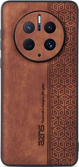 Imprinted Series Back Cover Δερματίνης / Σιλικόνης Καφέ (Huawei Mate 50 Pro)