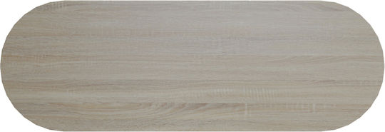HomeMarkt Κρεμάστρα Τοίχου Stor Ξύλινη 6 Θέσεων Γκρι 84x12x28.6cm