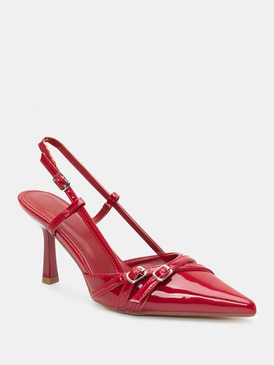 Luigi Pointed Toe Red High Heels