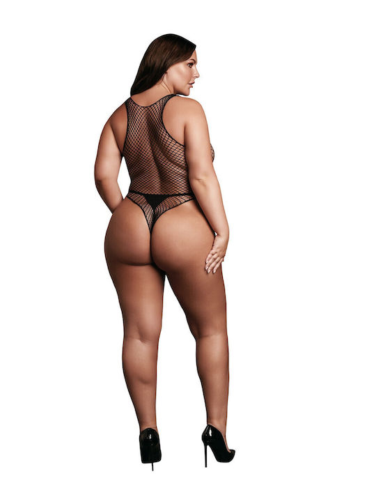 Fishnet Bodysuit V XL/4XL