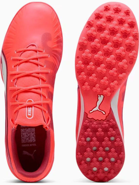 PUMA King Match TT Ποδοσφαιρικά Παπούτσια με Σχάρα Κόκκινα PUMA King Match TT Ποδοσφαιρικά Παπούτσια με Σχάρα Κόκκινα