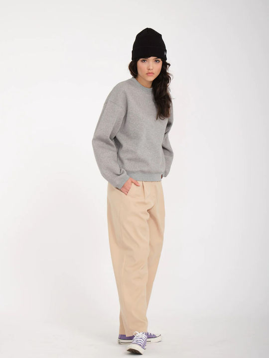 Heart Ii Crew Γυναικείο Φούτερ Heather Grey