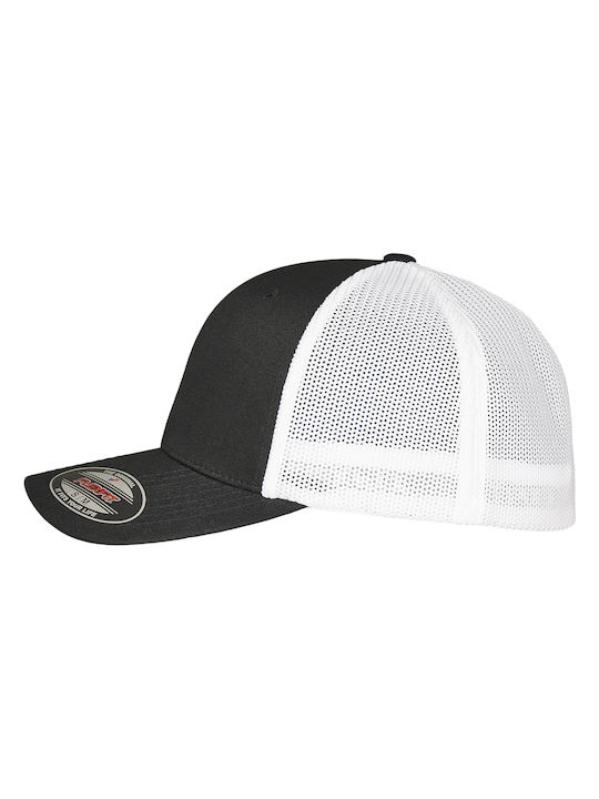 Flexfit Trucker Рециклирана Мрежа Черно Бяло Ss20 6511rm-00826