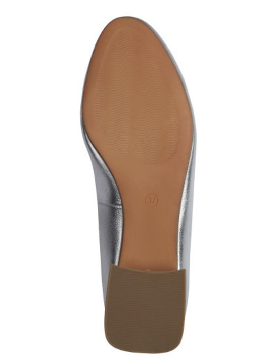 Anatomic Patent Leather Silver Heels