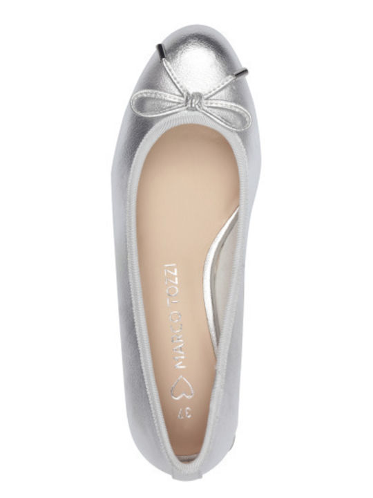 Anatomic Patent Leather Silver Heels