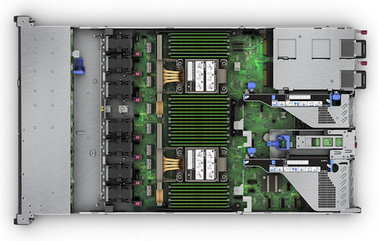 HP ProLiant DL360 Gen11 (Xeon Silver 4510/64GB DDR5/4.8TB HDD/No OS)