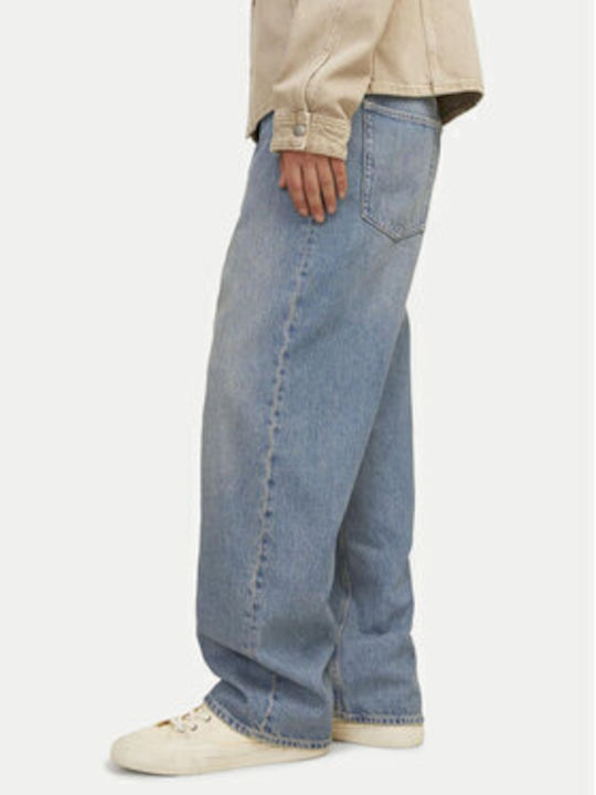 Ανδρικό Παντελόνι Τζιν με Loose Baggy Εφαρμογή Μπλε