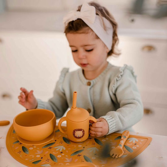 Sassi Junior Παιδικό Ποτηράκι από Σιλικόνη Πορτοκαλί 120ml