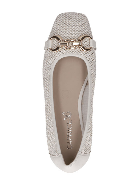 Damen Ballerinas in Beige Farbe