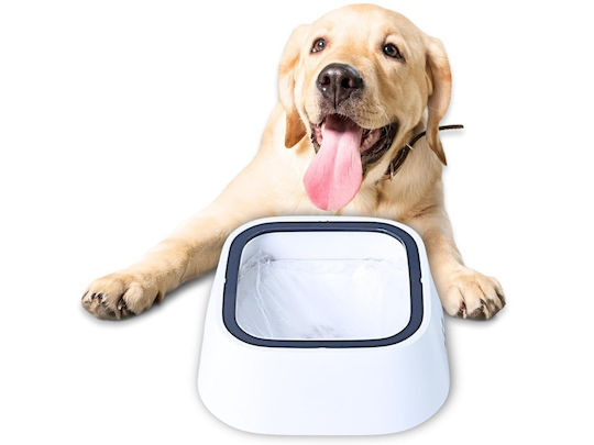 Plastic Food and Water Bowl for Dog and Cat 2 x 1L