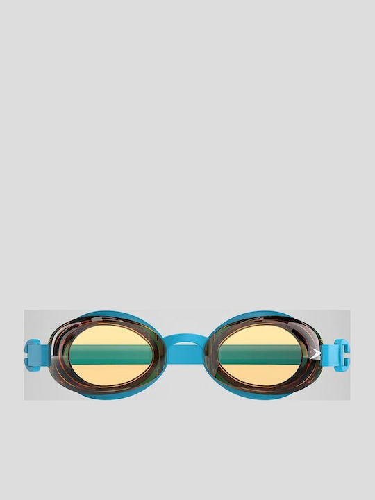 Speedo Γυαλιά Κολύμβησης Παιδικά με Αντιθαμβωτικούς Φακούς Kids Blue/Orange