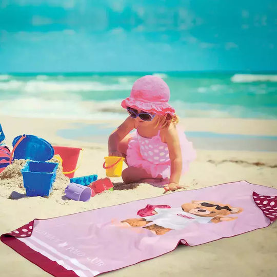 Kids' Beach Towel Summer Bear 4039 Greenwich Polo Club