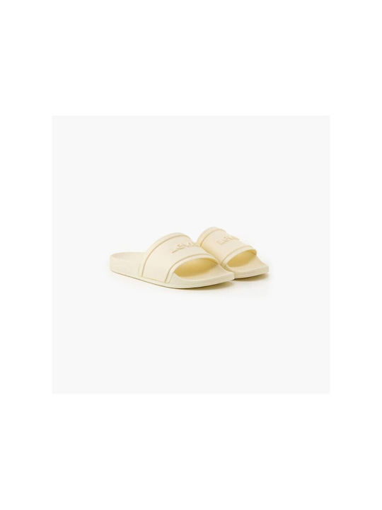 Levi's June Frauen Flip Flops in Gelb Farbe