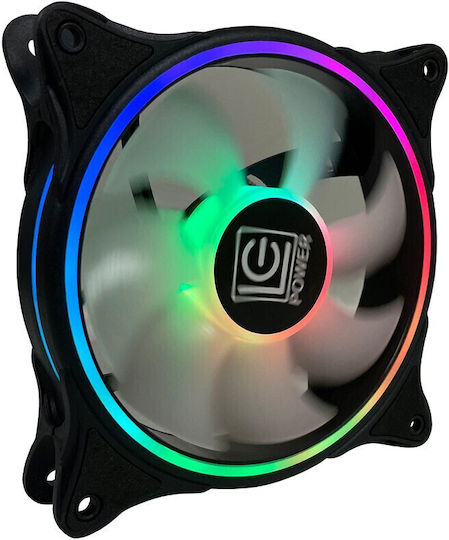 LC-Power Lc-cf-120-argb-kit-b Case Fan 120mm with ARGB Lighting and Connection 6-Pin 3pcs