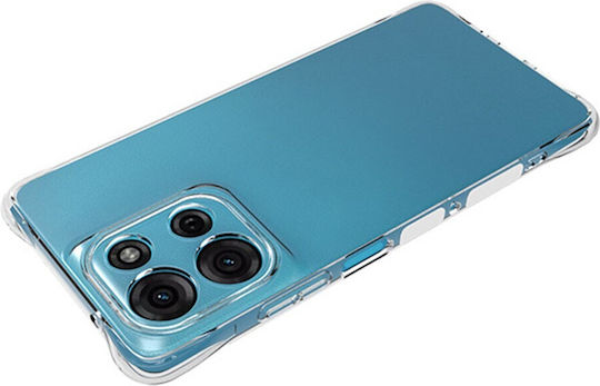 Moto Umschlag Rückseite Silikon Transparent (Motorola Moto G75 5G)