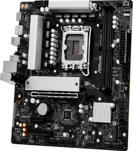 ASRock B860M-X Mainboard Micro ATX mit Intel 1851 Sockel