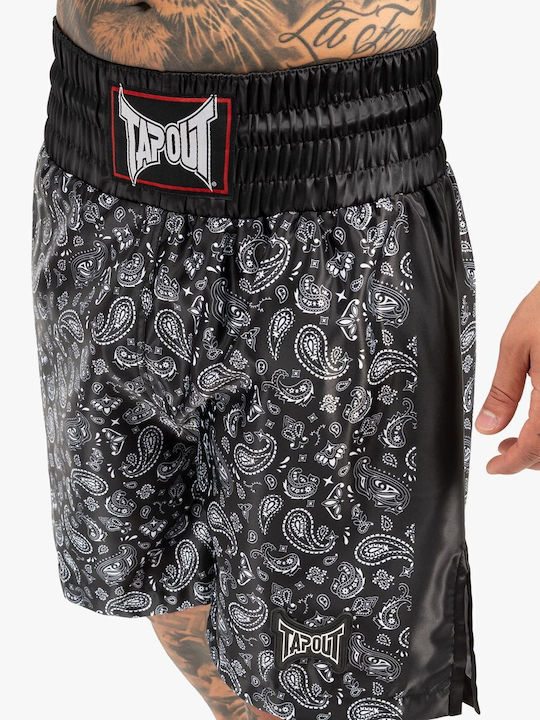 Tapout Moreno Black White Boxing Shorts