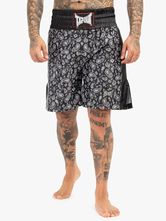 Tapout Moreno Black White Boxing Shorts