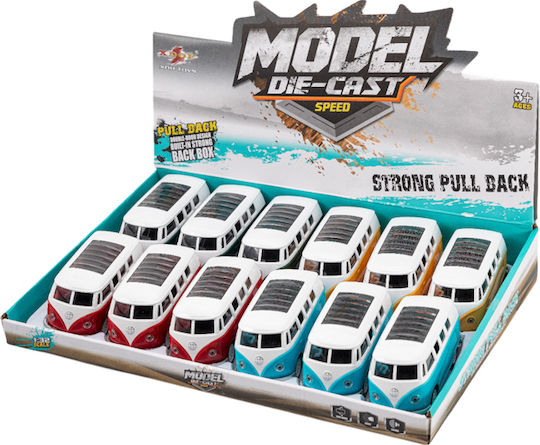 Gounaridis Toys Λεωφορείο Pull Back (Διάφορα Σχέδια) 1τμχ