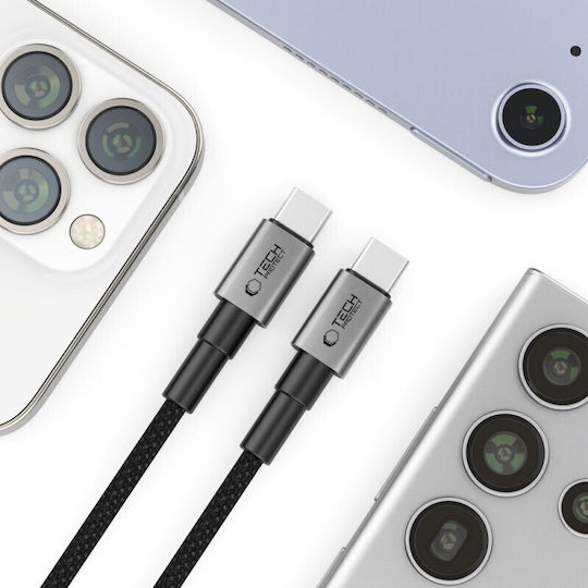 Tech-Protect Ultraboost USB 2.0 Cable USB-C male - USB-C 60W PD Γκρι 3m
