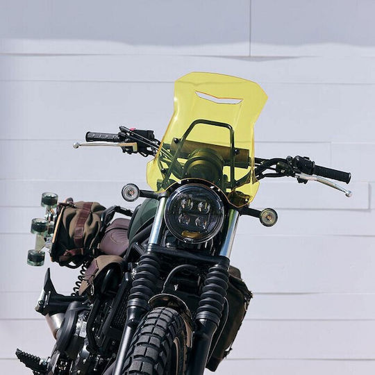 Unit Garage Motorcycle Windshield & Windscreen Transparent Visor 4105_Y