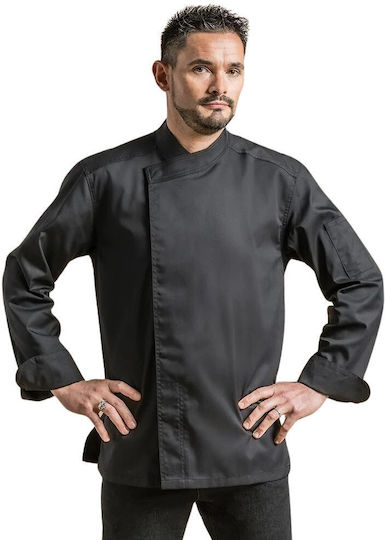 Clement Design Σακάκι Σεφ Μαύρο με Murano