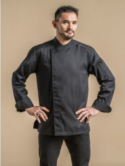 Clement Design Σακάκι Σεφ Μαύρο με Murano