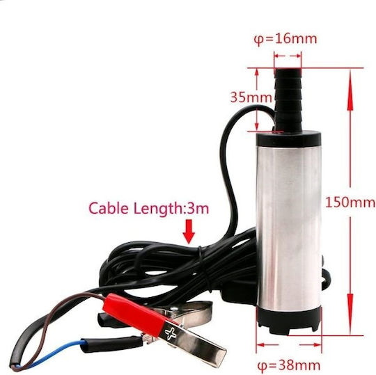 Electric Pompa de Transfer Auto motorină / diesel / Ulei / Apă 12V