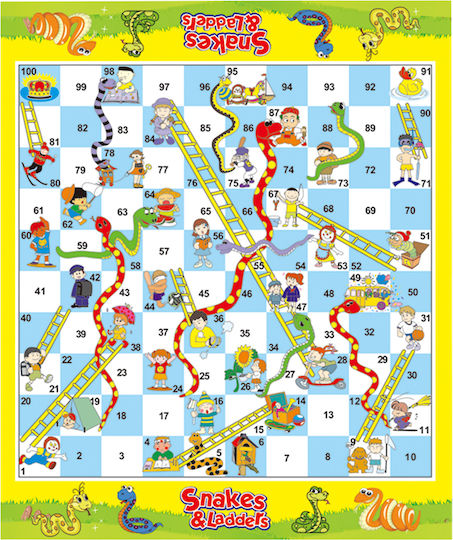 Board Game Επιδαπέδιο Φιδάκι Με Φώς for 2-4 Players 3+ Years Old (EN) Gounaridis Toys