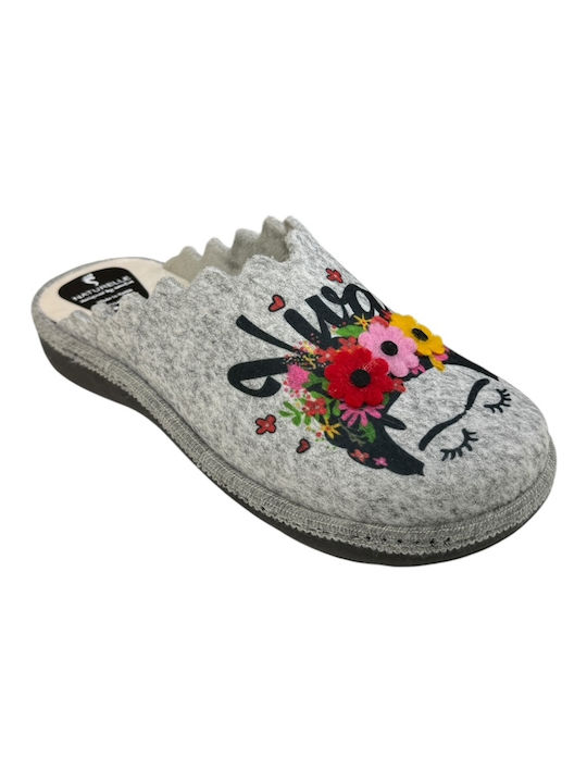 Naturelle Viva Anatomical Slippers Gray