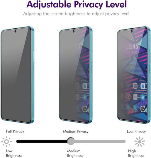 Full Face Tempered Glass Negru (Moto G55)