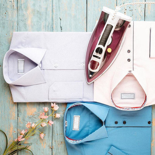 Adler Steam Iron 2200W with Non-stick Plate and Continuous Steam Supply 60g/min