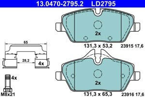 Ate Disc Brake Pad Set