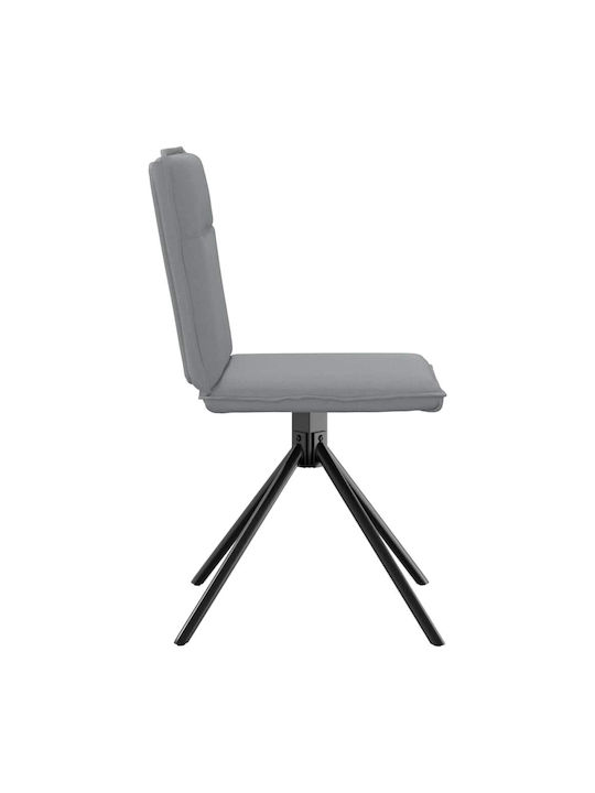 Scaune Sala de mese Gri deschis 2buc 46.5x53x84buc