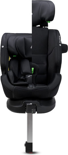 Osann One 360 SL Детско Столче за Кола i-Размер с Isofix Изцяло черно 0-36 кг