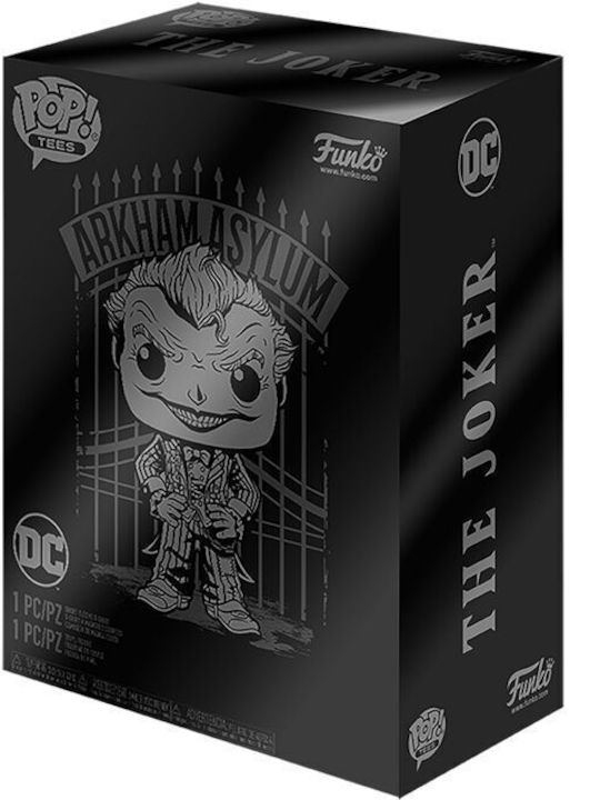 Funko Поп! Tees Филми: DC Comics - Joker (Г) (Л) Специално издание
