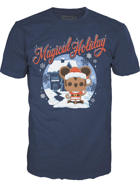 Funko Pop! Tees Disney: Holiday - Santa Mickey (M) Boxed (M)