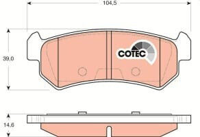 Trw Moto Disc Brake Pad Set