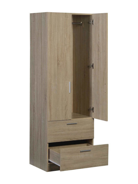 Двойна врата Гардероб Wilson 2DS Естествено 60x45x180см