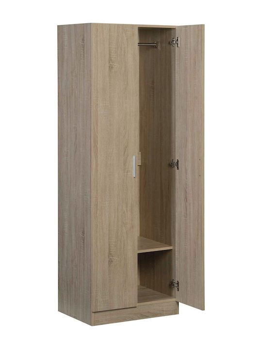 Ușă dublă Dulap de Haine Wilson 2D Natural 60x45x180cm