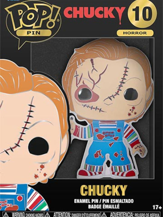 Funko Pop! Pin Movies: Chucky - Chucky Large Metal 10